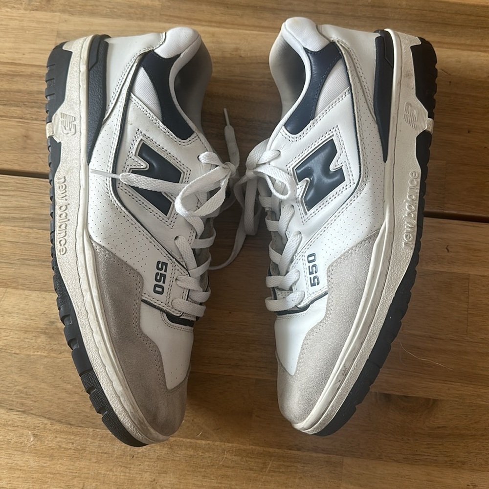 NEW BALANCE 550 navy blue sneakers - Picture 7 of 16
